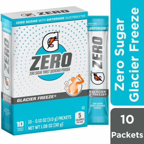 Gatorade® Zero Sugar Glacier Freeze Drink Mix Packets