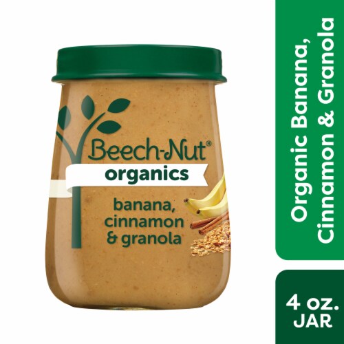 Beech-Nut® Organics Stage 2 Banana Cinnamon & Granola Organic Baby Food Jar