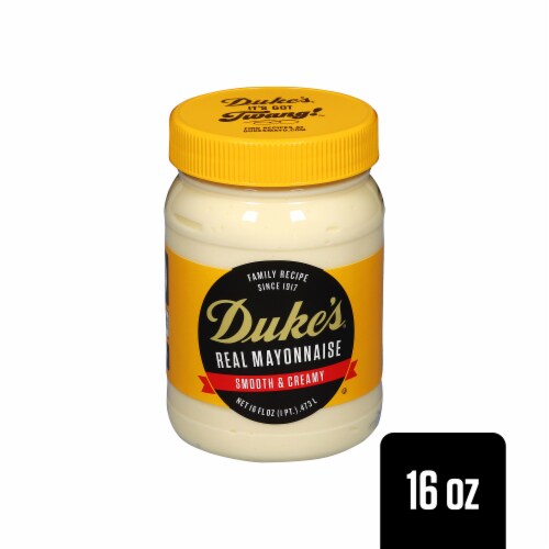 Duke’s® Real Mayonnaise, 16 oz Jar, Smooth & Creamy Mayo