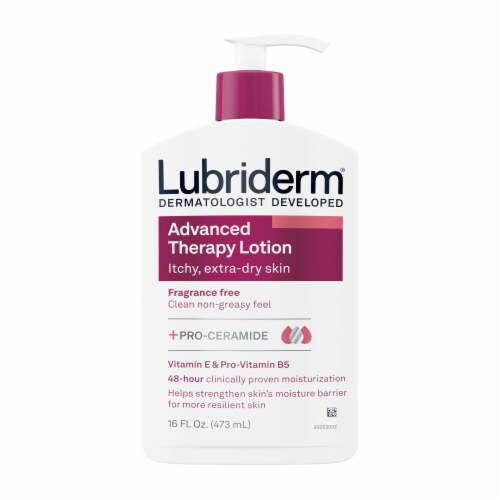 Lubriderm Advanced Therapy Lotion Body Face & Hand + Pro Ceramide Fragrance Free for Dry Skin