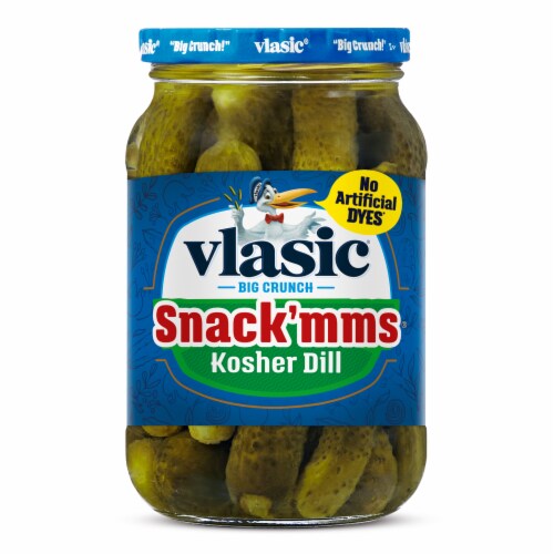 Vlasic Snack’mms Kosher Dill Mini Pickles, Keto Friendly