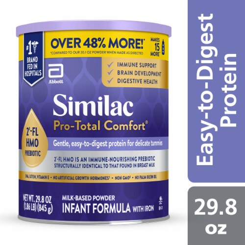 Similac Pro-Total Comfort Infant Formula With Iron, 29.8-oz Value Can