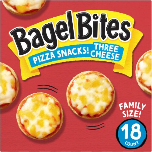 Bagel Bites Three Cheese Mini Pizza Bagel Frozen Snacks
