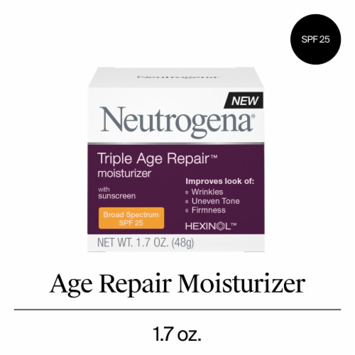 Neutrogena Triple Age Repair Facial Moisturizer Anti-Aging with SPF 25 Sunscreen & Vitamin C