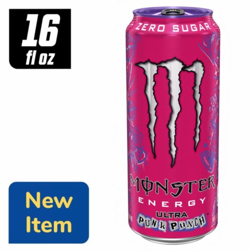 Monster® Zero Sugar Ultra Punk Punch Energy Drink Can