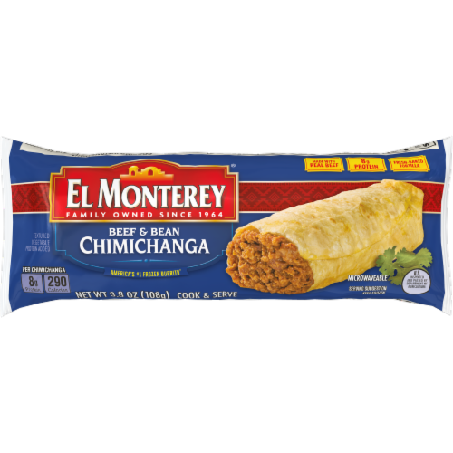 El Monterey® Classic Single Serve Beef & Bean Chimichanga