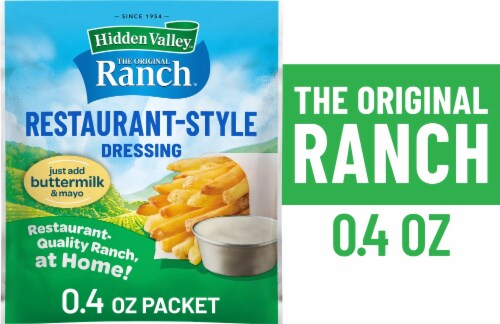 Hidden Valley Restaurant-Style Ranch Dressing Salad Dressing and Recipe Mix Packet for Quick Meals