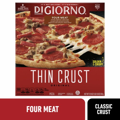 DiGiorno Frozen Pizza Four Meat Thin Crust Pizza (Frozen)