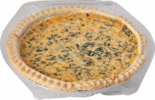 Spinach & Tomato Quiche