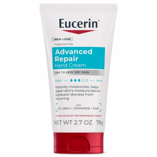 Eucerin Advanced Repair Hand Cream, Travel Size Hand Cream For Dry Hands, Unscented