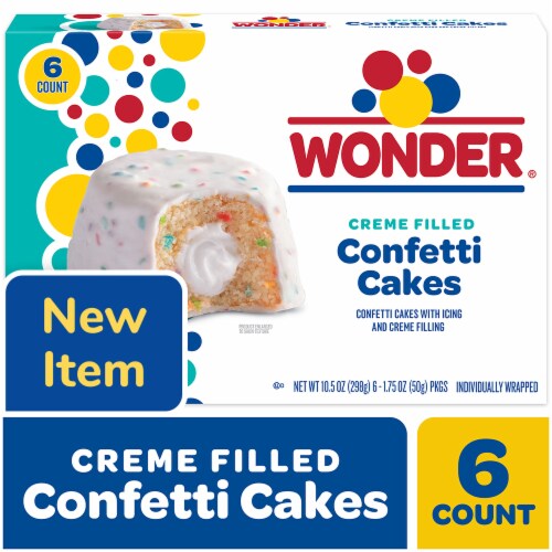 Wonder Creme Filled Confetti Cakes Multipack