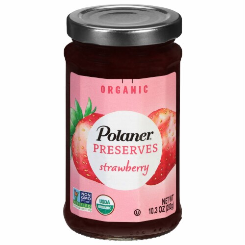 Polaner Organic Strawberry Preserves, 10.3 oz Jar