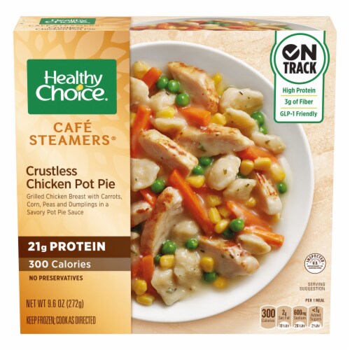 Healthy Choice Café Steamers Crustless Chicken Pot Pie, Frozen Meal