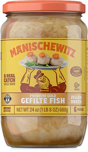 Manischewitz® Premium Gold Gefilte Fish with Carrots