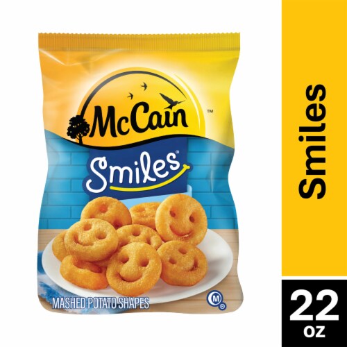 McCain Smiles Mashed Potato Shapes, Frozen Potatoes