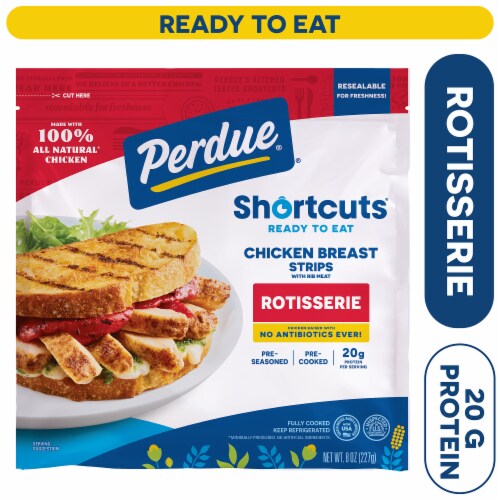 Perdue® Short Cuts® Fully Cooked Rotisserie Chicken Strips