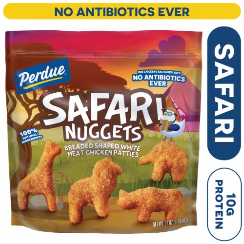 Perdue Fun Shaped Frozen Fully Cooked Chicken Breast Sea Creatures Nuggets