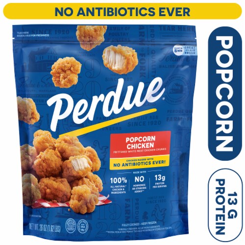 Perdue® Frozen Fully Cooked Breaded Popcorn Chicken Breast Chunks