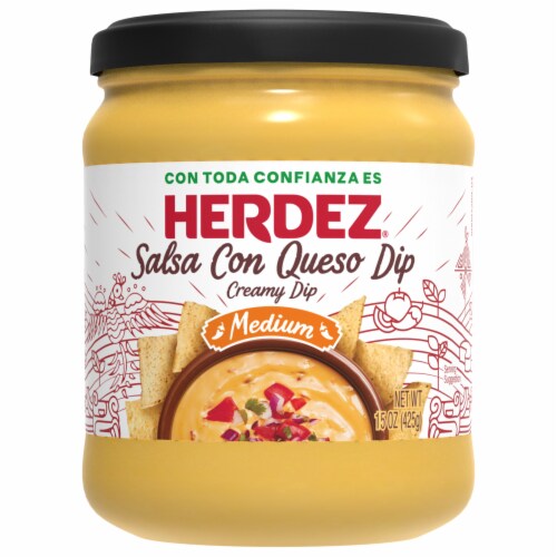 Herdez ® Queso Con Salsa Medium , 15 oz.