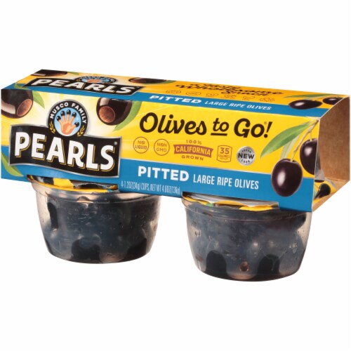 Pearls® Pitted Large Black Olives To Go® Cups