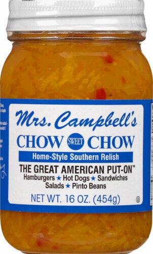 Mrs Campbells Sweet Chow Chow Relish 16 oz