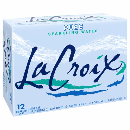 LaCroix Sparkling Water, Pure, 12 Fl Oz, Pack of 12