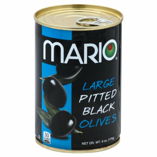 Mario Large Pitted Black Olives