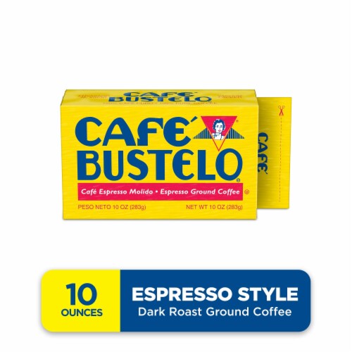 Café Bustelo, Espresso Style Dark Roast Ground Coffee, Vacuum-Packed