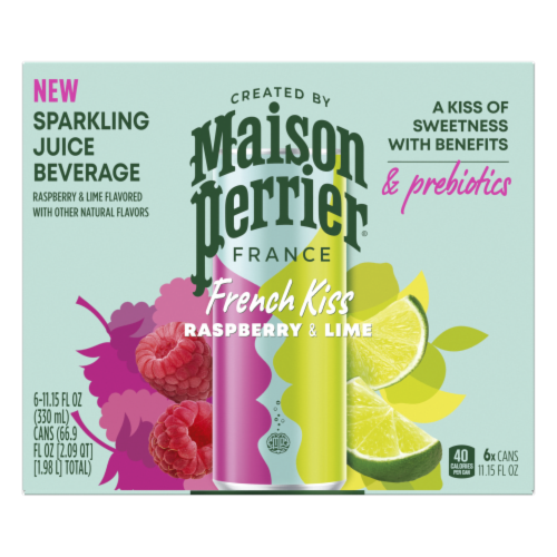 Maison Perrier® French Kiss Raspberry & Lime Sparkling Water Cans