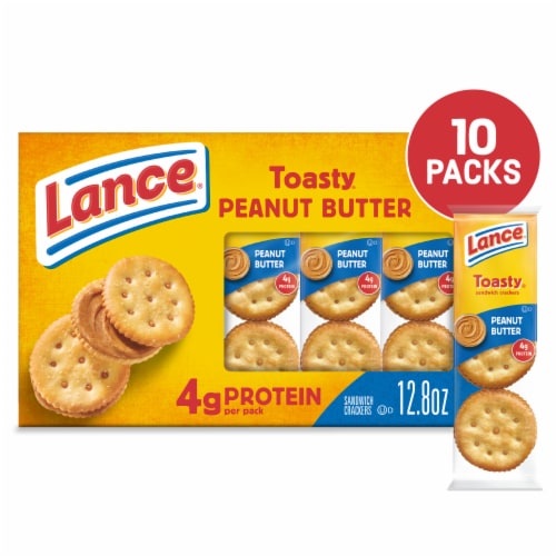 Lance Toast Cheese Peanut Butter, 10 Count 1.52 Oz