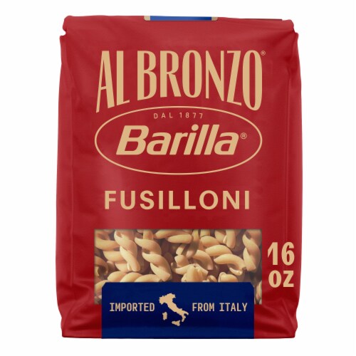 Barilla® Al Bronzo® Fusilloni Pasta, Bronze Cut Pasta, Imported From Italy, Non-GMO, Kosher