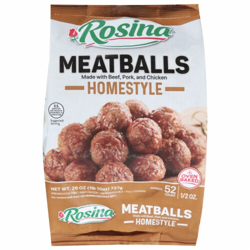 Rosina® Homestyle Beef Pork and Chicken Meatballs