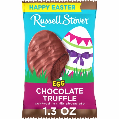 RUSSELL STOVER Easter Chocolate Truffle Milk Chocolate Candy Easter Egg