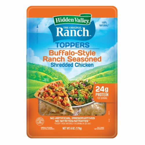 Hidden Valley The Original Ranch Toppers Buffalo-Style Ranch Seasoned Shredded Chicken 6 oz
