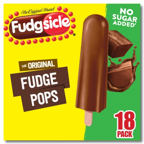 Popsicle Fudgsicle Original Fudge Pops No Sugar Added