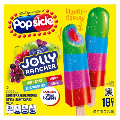 Popsicle JOLLY RANCHER Ice Pops Candy Flavor Ice Pop