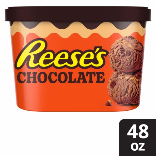 Breyers Chocolate Frozen Dairy Dessert with Reese’s Peanut Butter Cups and Peanut Butter Swirl