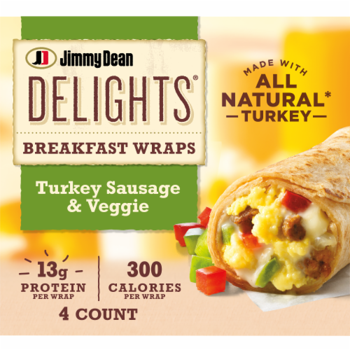 Jimmy Dean Delights Breakfast Wrap Turkey Sausage & Veggies