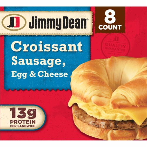Jimmy Dean® Sausage Egg & Cheese Croissant Frozen Breakfast Sandwiches
