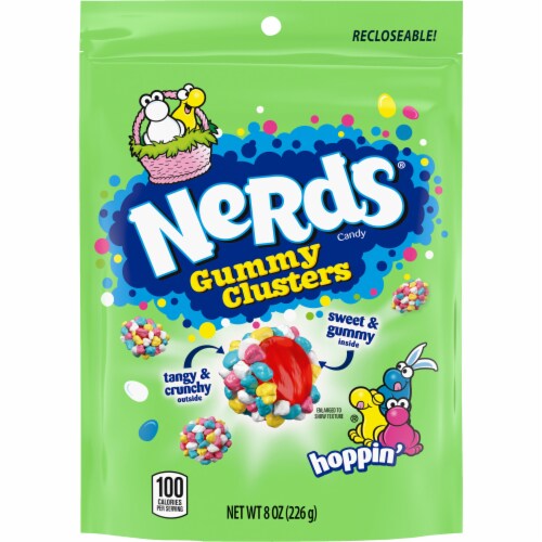 Nerds Gummy Clusters Hoppin’ Easter Candy, 8 oz