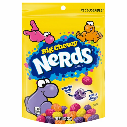 NERDS Big Chewy Candy Crunchy And Chewy Recloseable Bag
