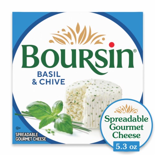 Boursin® Basil & Chive Gourmet Cheese, 5.3 oz
