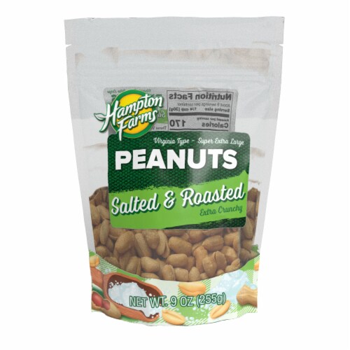 Hampton Farms® Salted & Roasted Peanuts Pouch