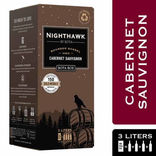 Nighthawk by Bota Box Bourbon Barrel Cabernet Sauvignon Red Wine