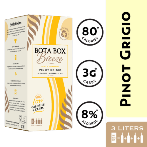 Bota Box Breeze Pinot Grigio White Wine