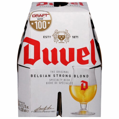 Duvel Belgian Strong Ale Import Beer 4pk Bottles