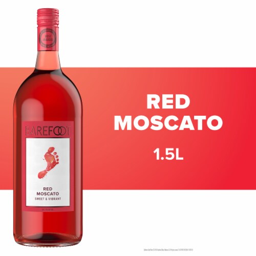 Barefoot Cellars Red Moscato California Wine