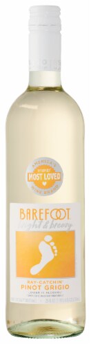 Barefoot Bright & Breezy Pinot Grigio California Low Calorie White Wine