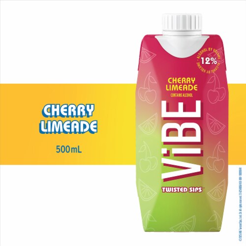 ViBE Twisted Sips Cherry Limeade Ready to Drink Wine Cocktail