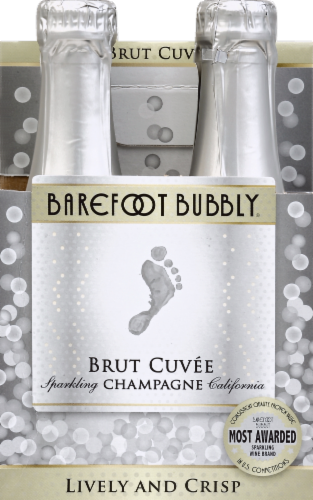 Barefoot Bubbly Brut Cuvee Champagne California Sparkling Wine